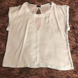 Shear Sky Blue Top